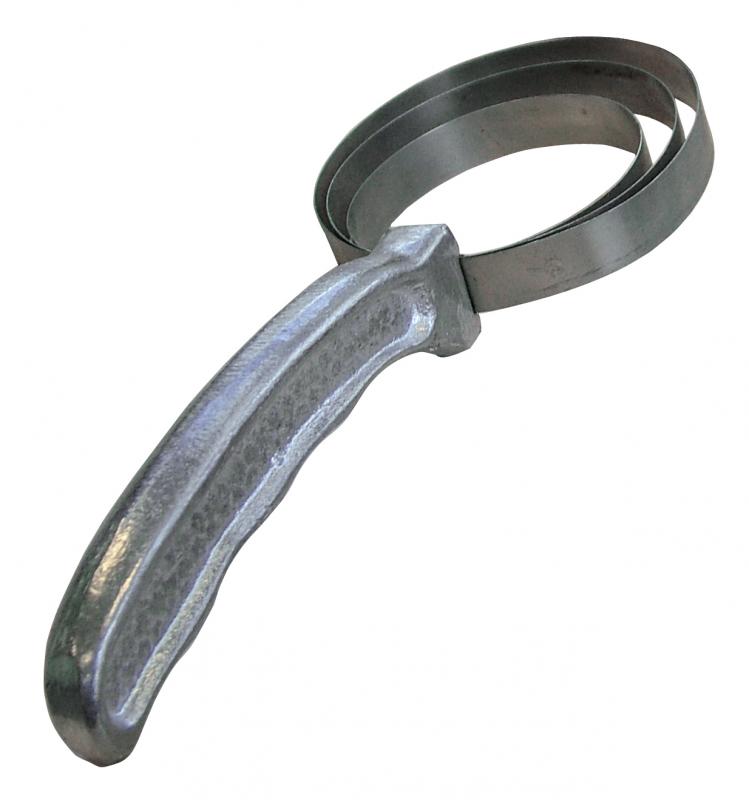 Round Stainless Steel Meat Scraper